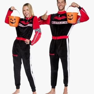 Racing Team Kids Costume - Black & Red Jumpsuit